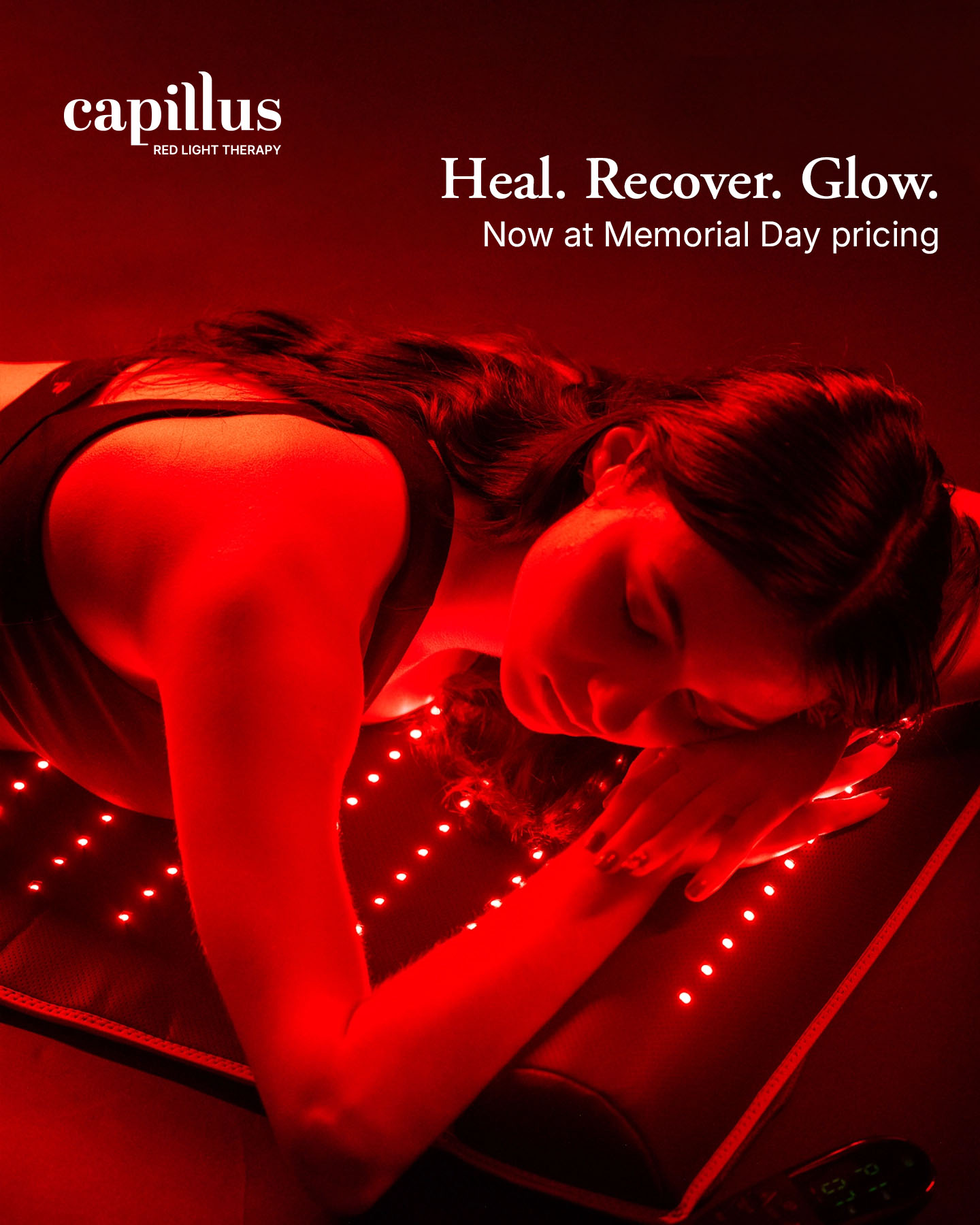 Capillus heal, recover and glow ad